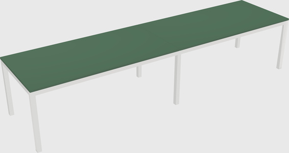 Rectangular desk
