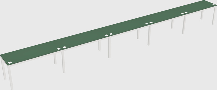 Rectangular desk