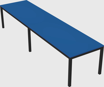 Rectangular desk