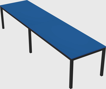 Rectangular desk
