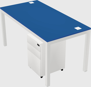 Rectangular desk