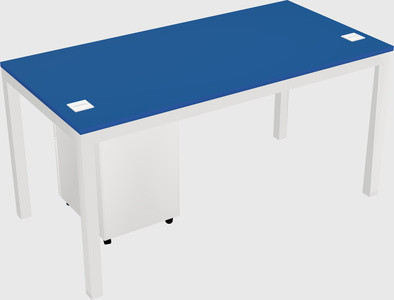 Rectangular desk