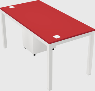 Rectangular desk