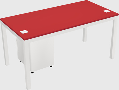 Rectangular desk
