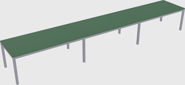 Rectangular desk