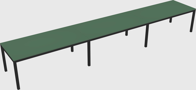 Rectangular desk