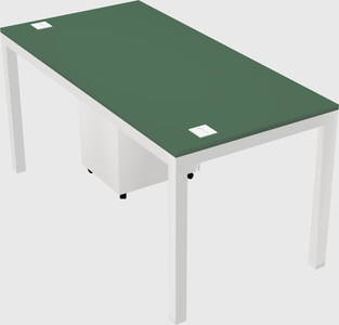 Rectangular desk