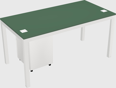Rectangular desk
