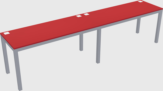 Rectangular desk