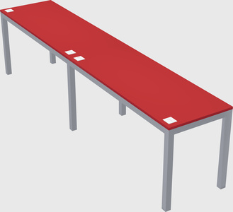 Rectangular desk