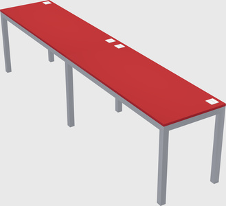Rectangular desk