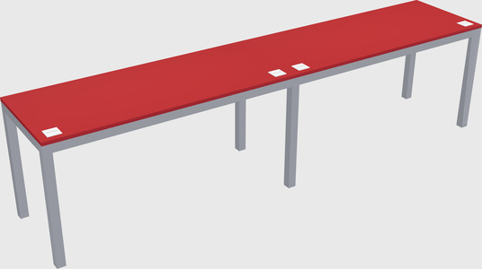 Rectangular desk