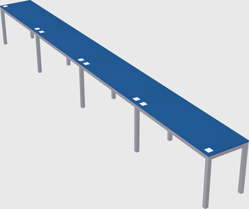 Rectangular desk
