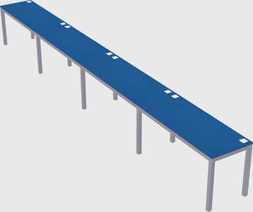 Rectangular desk