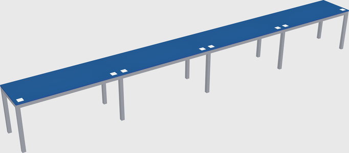 Rectangular desk