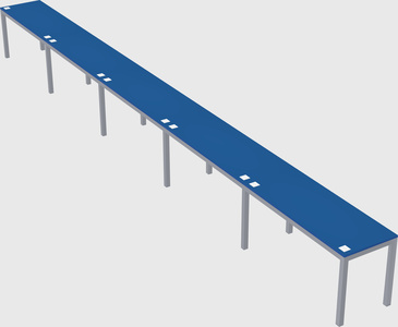 Rectangular desk