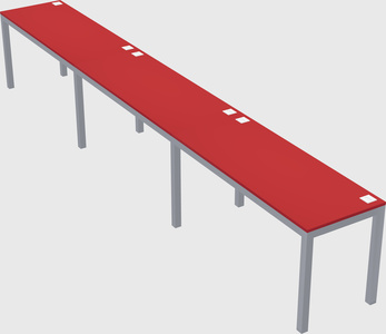 Rectangular desk