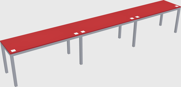 Rectangular desk