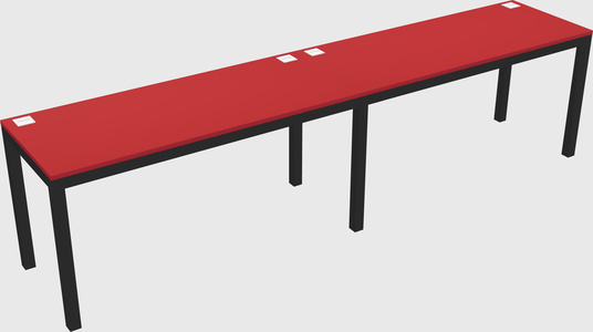 Rectangular desk