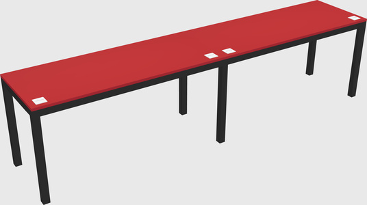 Rectangular desk