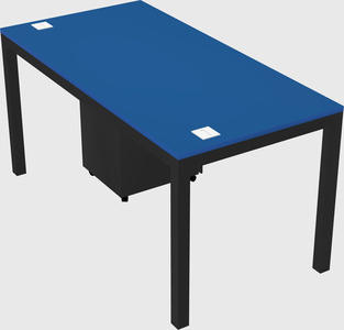 Rectangular desk