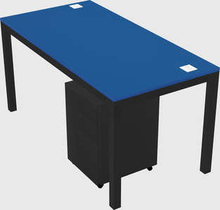 Rectangular desk