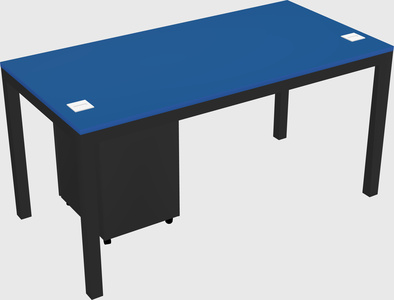 Rectangular desk