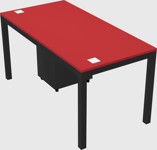 Rectangular desk