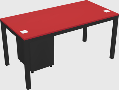 Rectangular desk