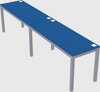 Rectangular desk
