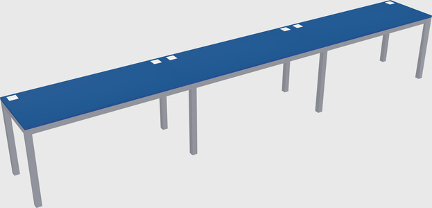 Rectangular desk