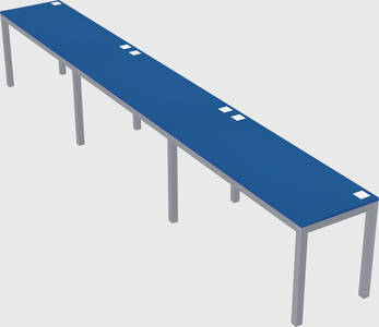 Rectangular desk