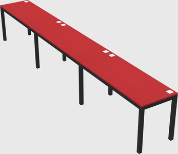 Rectangular desk