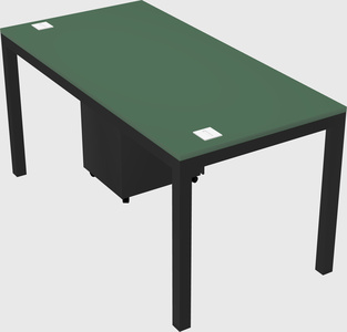 Rectangular desk