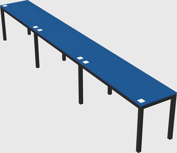 Rectangular desk