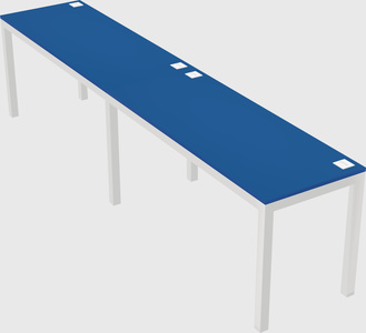 Rectangular desk