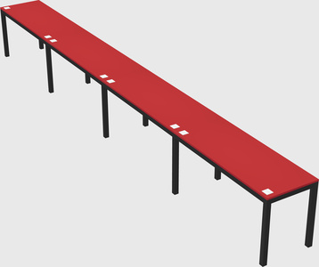 Rectangular desk