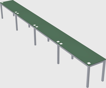 Rectangular desk