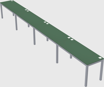 Rectangular desk