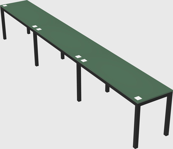 Rectangular desk