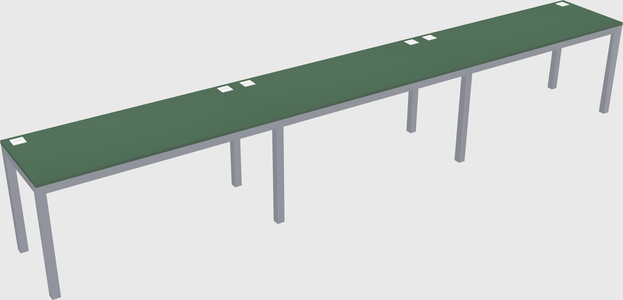 Rectangular desk