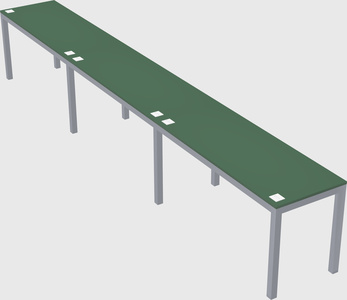 Rectangular desk