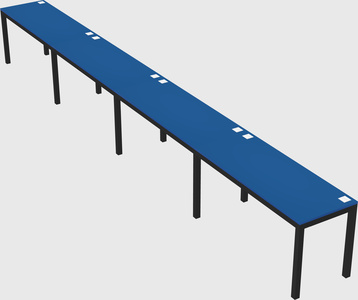 Rectangular desk