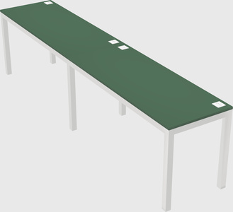 Rectangular desk
