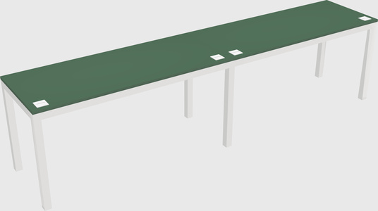 Rectangular desk