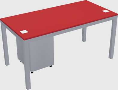 Rectangular desk