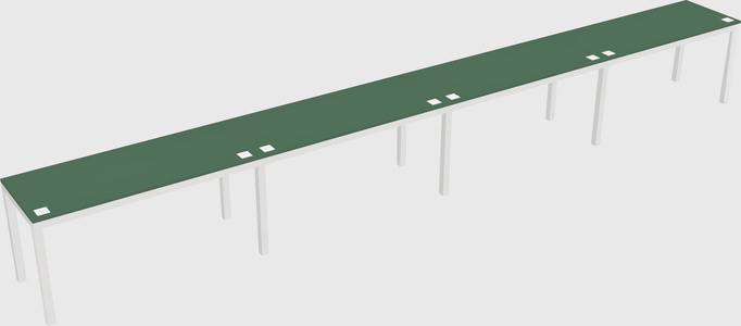 Rectangular desk