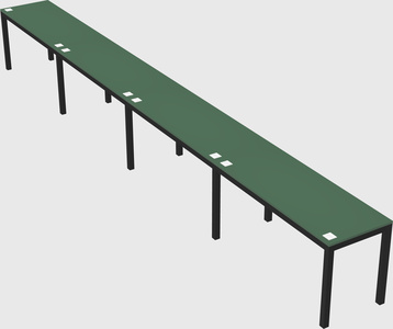 Rectangular desk