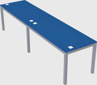 Rectangular desk