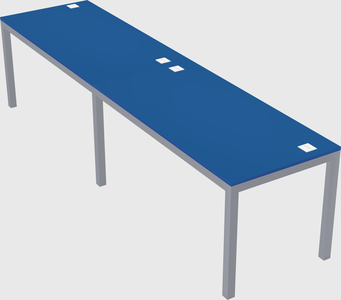Rectangular desk
